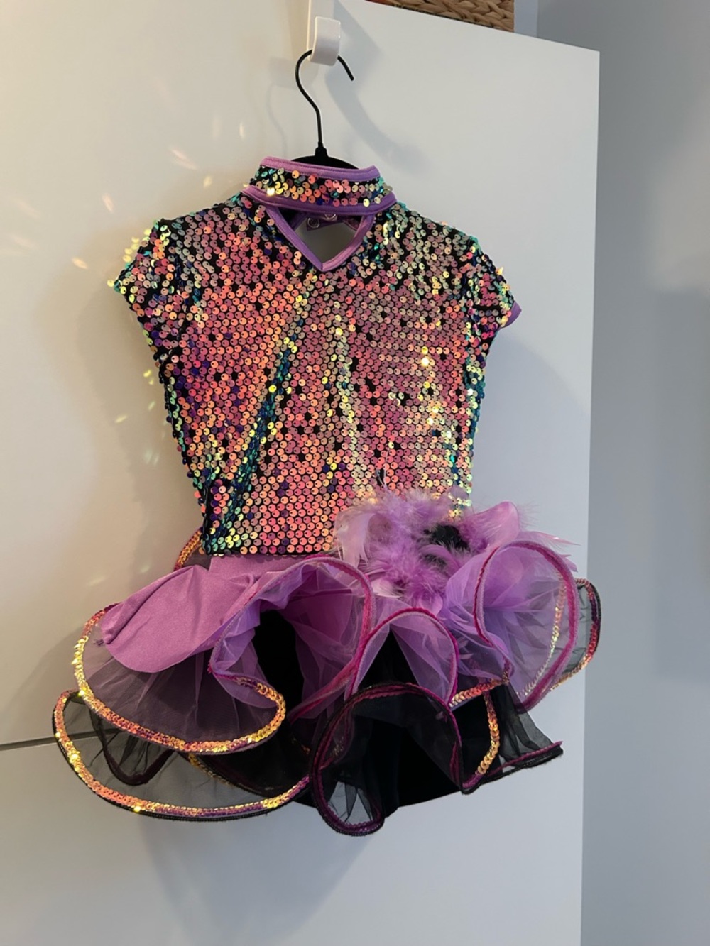 Weissman Symphony Purple Sequin Tutu Dance Costume for Kids - Size IC (7/8) - Picture 2 of 13